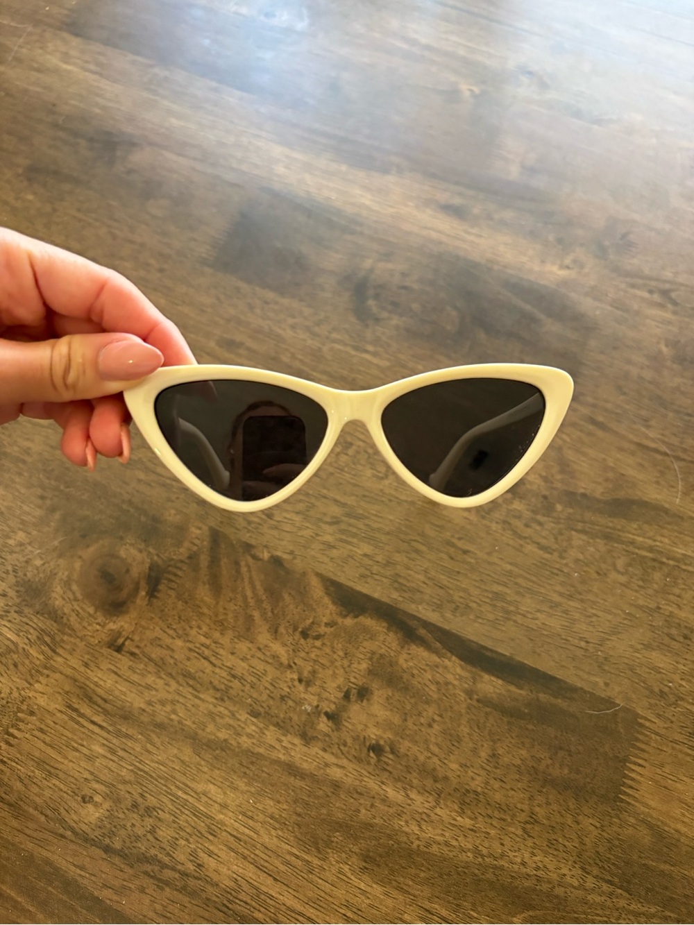 White Cat Eye Sunglasses